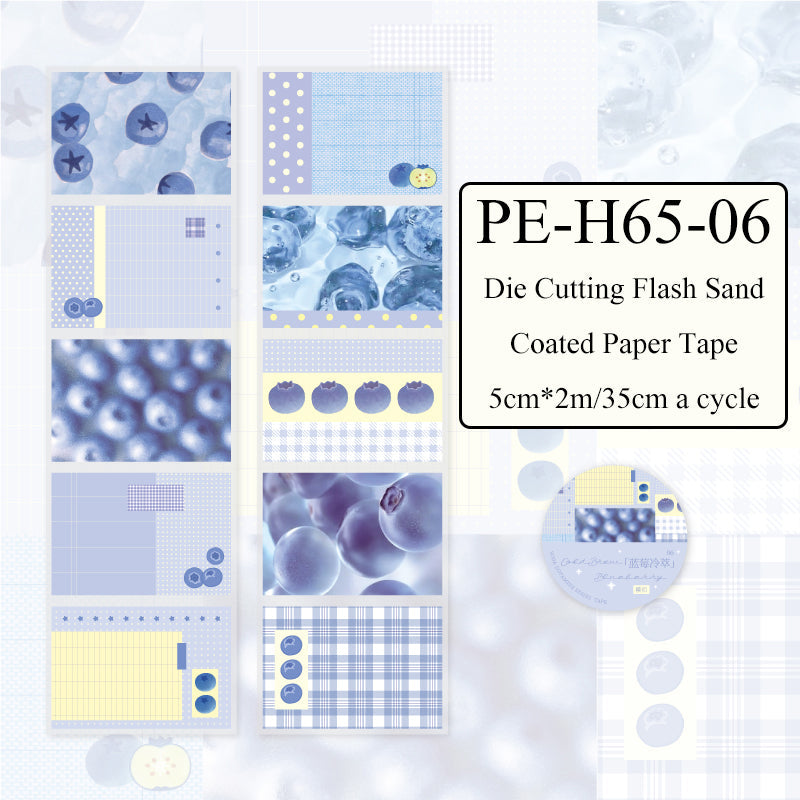 Sustained Dopamine Series Die Cutting Flash Sand Coated Paper Tape