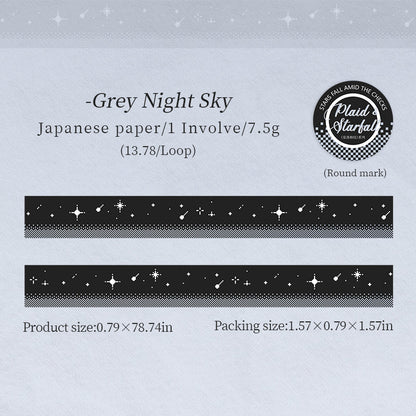 Star Grid Pattern Series Washi Tape