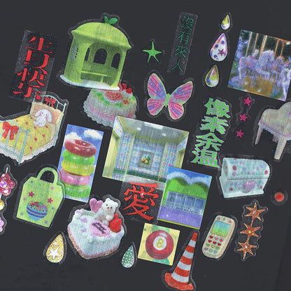 Daydreaming Series Sticker featuring dream designs for journaling, scrapbooking and collage