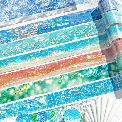 Water Ripple Halo Series Rainbow Light PET Tape