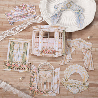 Rococo Vintage Series Sticker featuring vintage designs for journaling, scrapbooking and collage