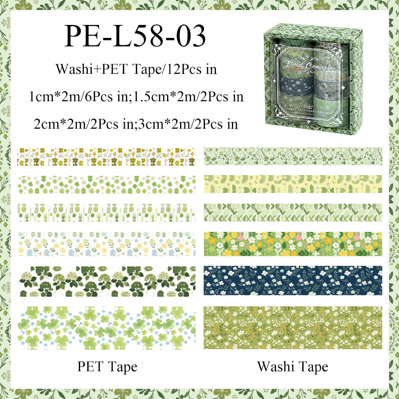 Senya Shikomi Series Washi/PET Tape Set