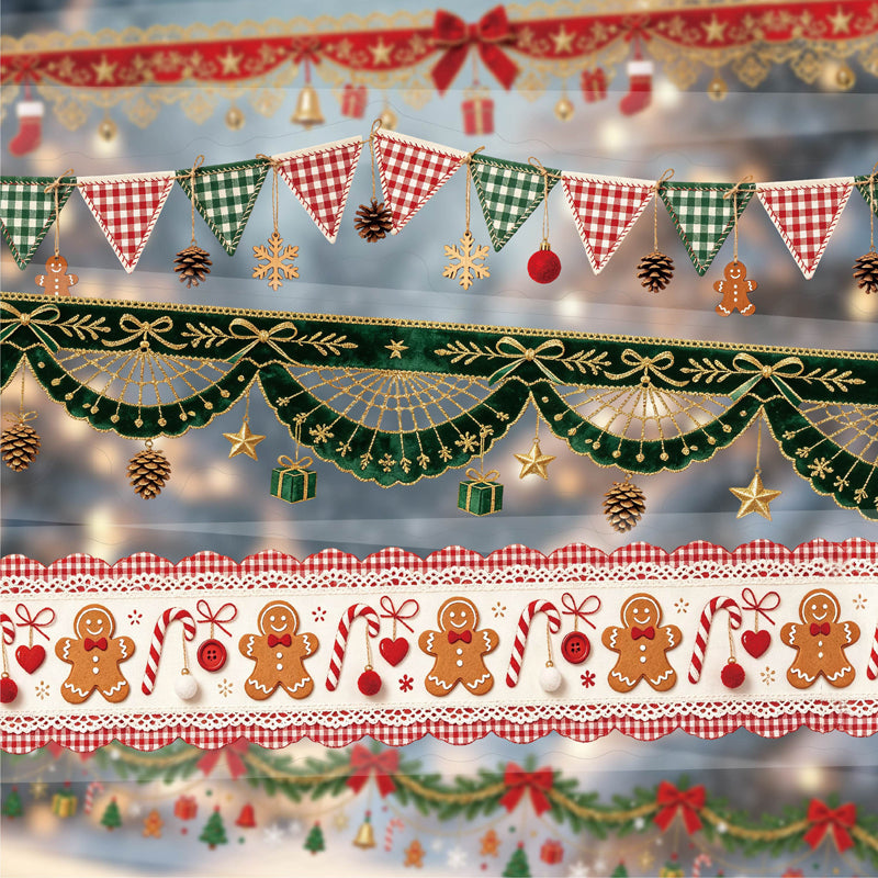 Christmas Celebration Series Die Cutting PET Tape