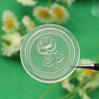 Rose Wax Seal Sticker