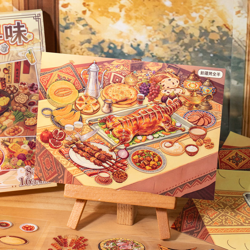Local Attractions Series 3D Sticker Book featuring book designs for journaling, scrapbooking and collage