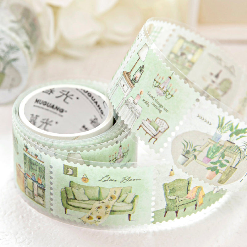Interwoven With Spring Scenery Series Die Cutting Washi Tape featuring spring designs for journaling, scrapbooking and collage