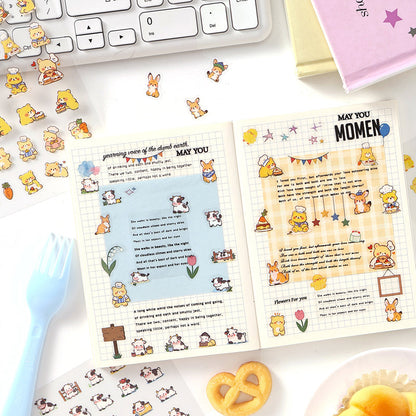 Cute Adventure Series Sticker for journaling, scrapbooking and collage