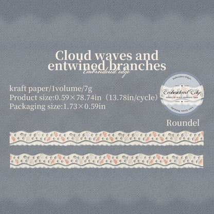 Embroidered Edge Series Kraft Paper Tape