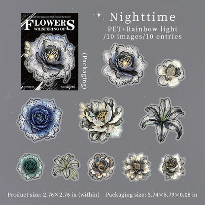 Weaving Flowers Whispering Series Sticker