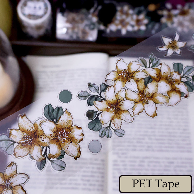Shan Hai Flower Die-Cutting Washi Tape - Sample 100cm