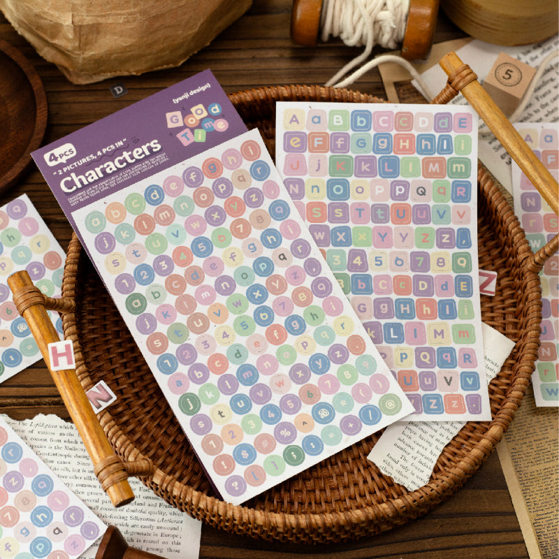 Character Series Sticker for journaling, scrapbooking and collage