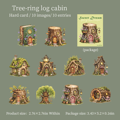 Sweet Dream Fairy Tale House Series Sticker