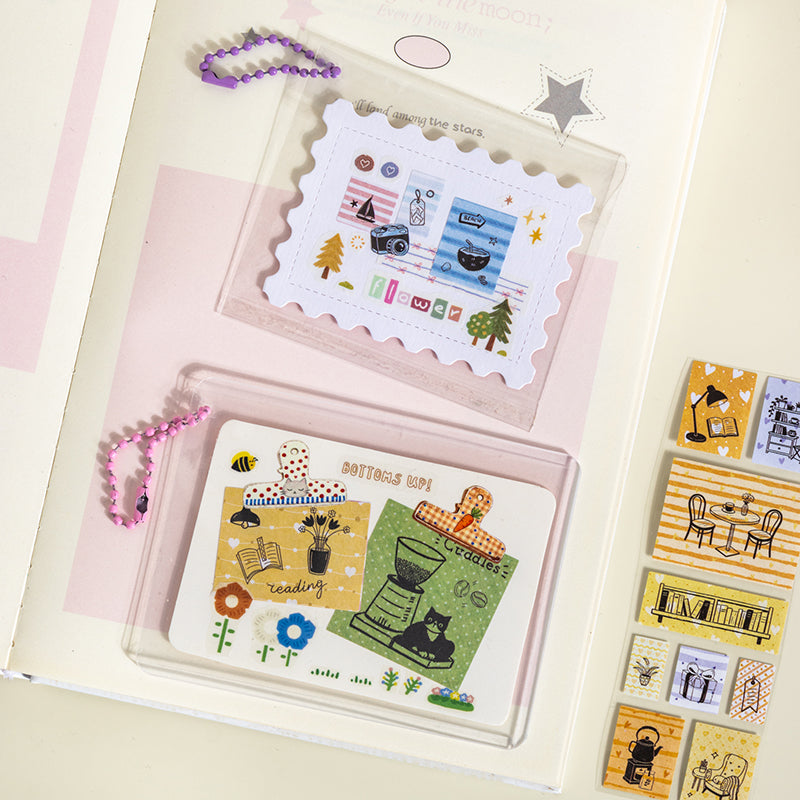 Light Sweet Life Series Die Cutting Writing Paper Tape featuring sweet, and light designs for journaling, scrapbooking and collage