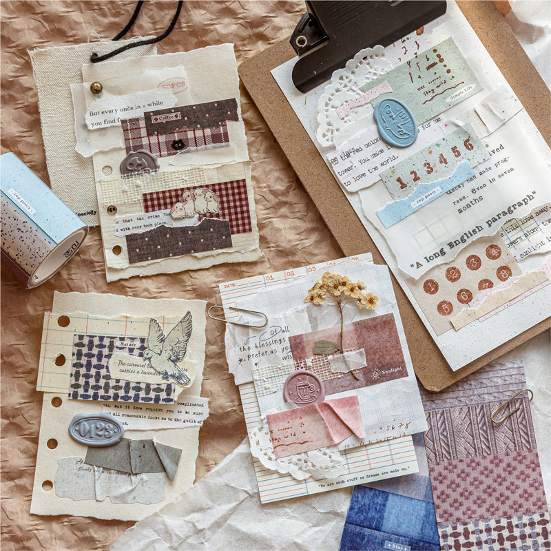Paper Sketch Series Die Cutting Special Paper Tape for journaling, scrapbooking and collage