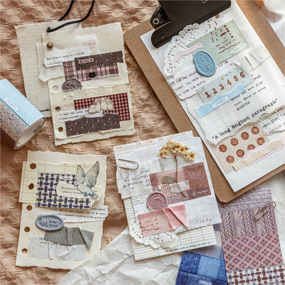 Paper Sketch Series Die Cutting Special Paper Tape for journaling, scrapbooking and collage