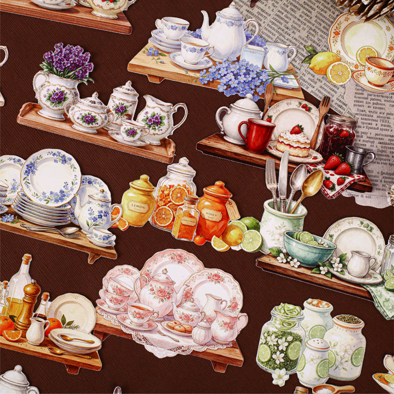 Huachi Precious Ware Series Sticker for journaling, scrapbooking and collage
