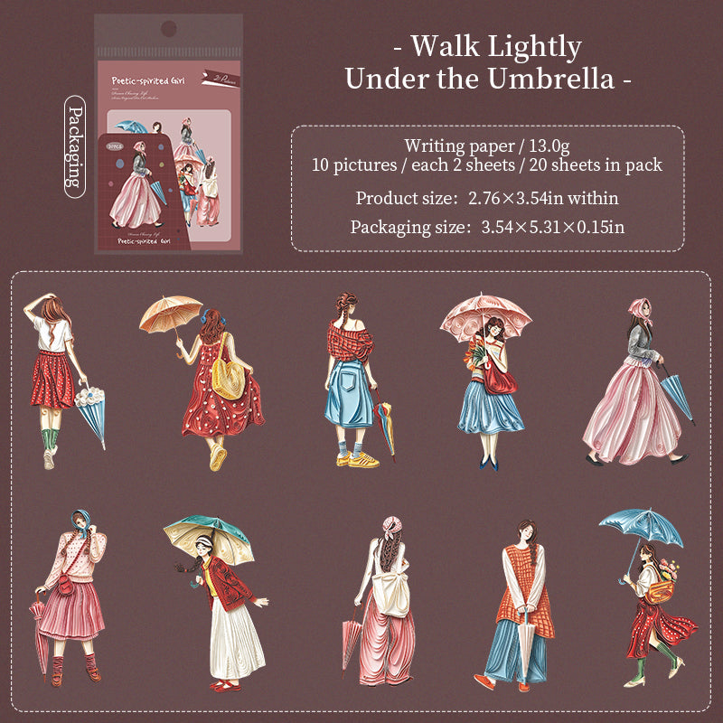 Poetic Girl Series Sticker