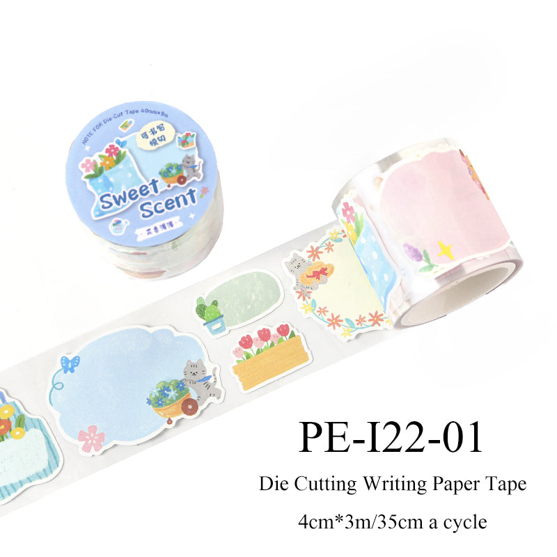 Vitality Life Handbook Series Die Cutting Writing Paper Tape