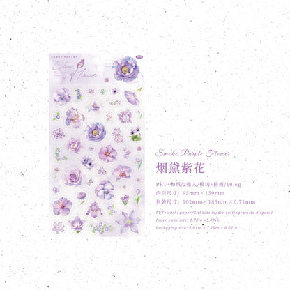 Flower Letter Series Sticker