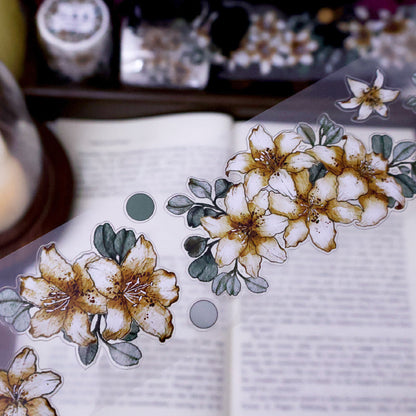 Shan Hai Flower Die-Cutting Washi Tape - Sample 100cm