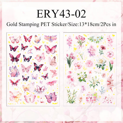 Flower Butterfly Language Sticker