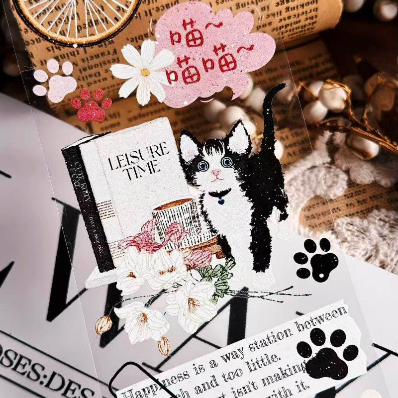 6cm*100cm Confession Balloon PET Tape for journaling, scrapbooking and collage