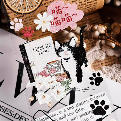 6cm*100cm Confession Balloon PET Tape for journaling, scrapbooking and collage