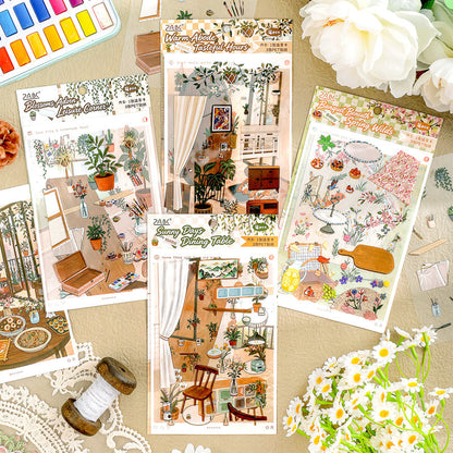 Slow Life Corner Series 3D Sticker for journaling, scrapbooking and collage