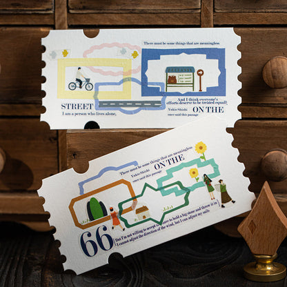 Round And Round Series Die Cutting Washi Tape for journaling, scrapbooking and collage