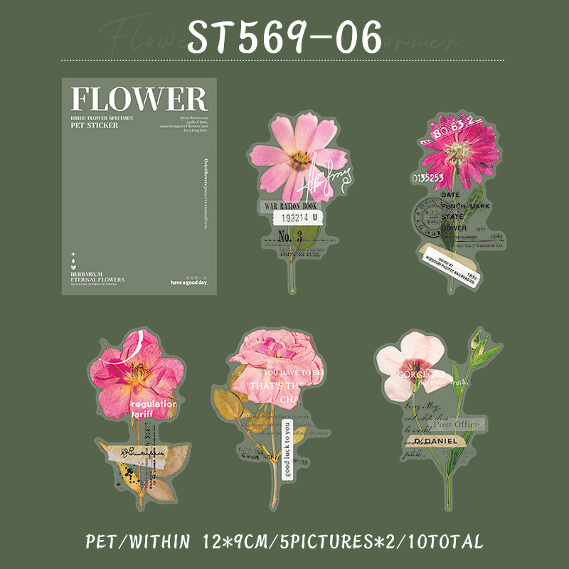 Flower at the corner Sticker