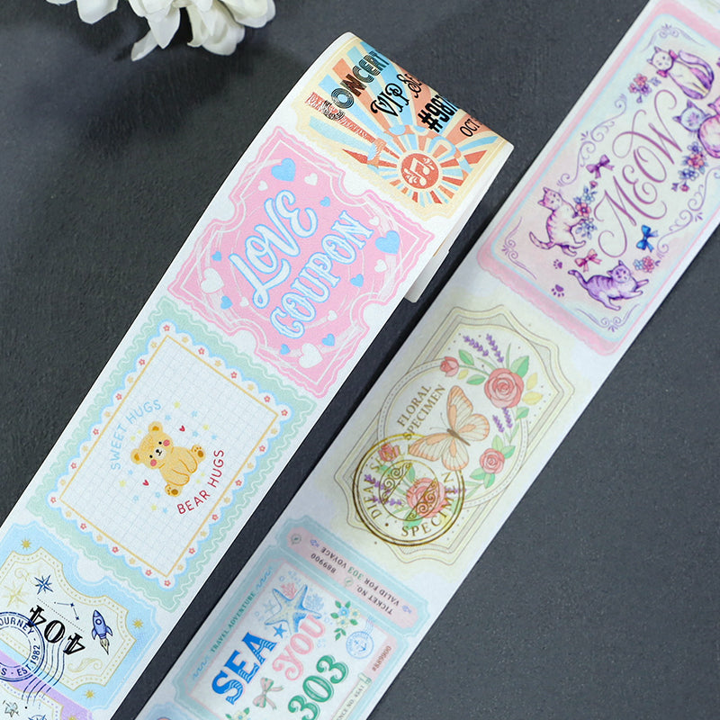 Fleeting Beauty Of Life Die Cutting Washi Tape for journaling, scrapbooking and collage