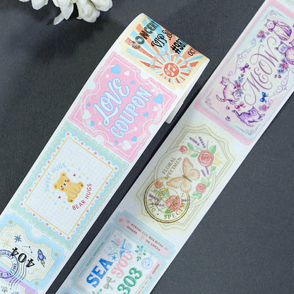 Fleeting Beauty Of Life Die Cutting Washi Tape for journaling, scrapbooking and collage