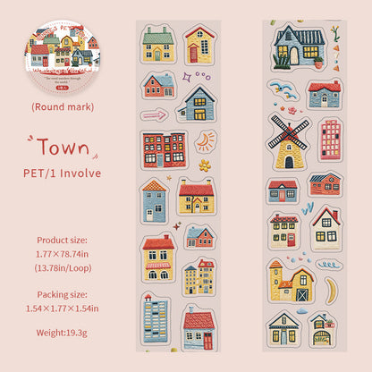 Journey of the Wind Series Die Cutting PET Tape