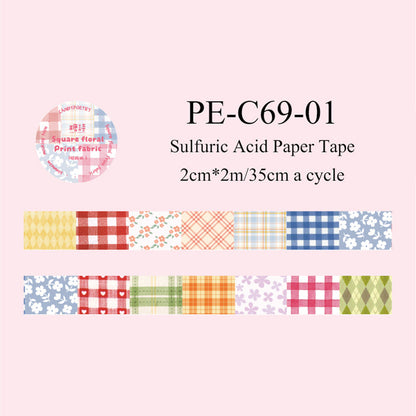 Patchwork Garden Series Flash Washi/Sulfuric Acid Paper Tape