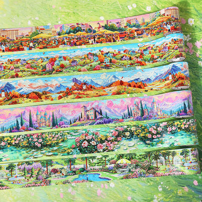 Dream Estate Series PET Tape featuring dream designs for journaling, scrapbooking and collage