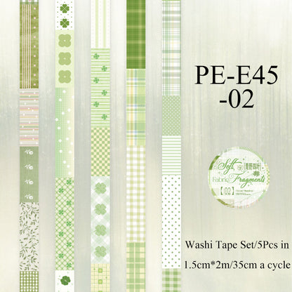 Fabric Fragment Series Washi Tape Set