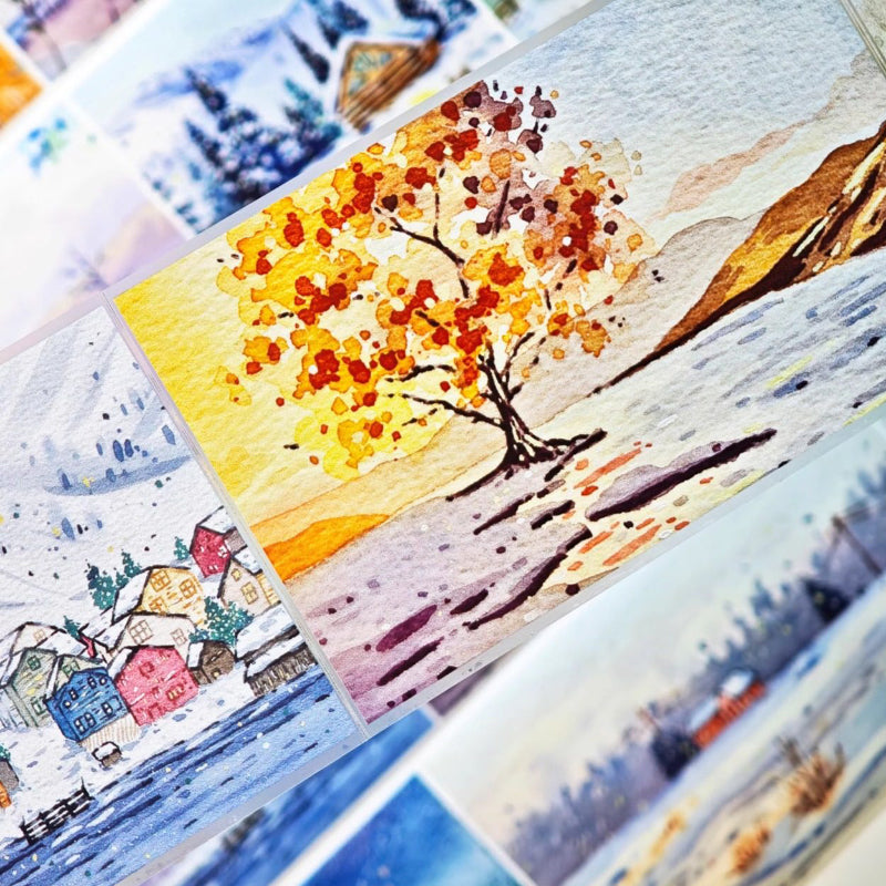 6.5cm*125cm Stars sleeping Die Cutting Washi/PET/Fog PET Tape featuring star designs for journaling, scrapbooking and collage