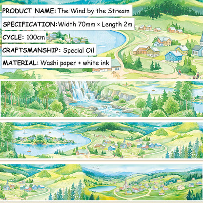 Stream Wind Washi Tape