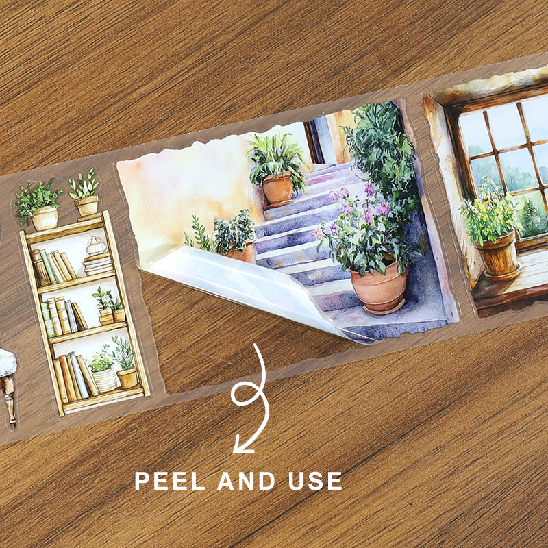 Xiao mi playful Die Cutting Fog PET Tape Set for journaling, scrapbooking and collage