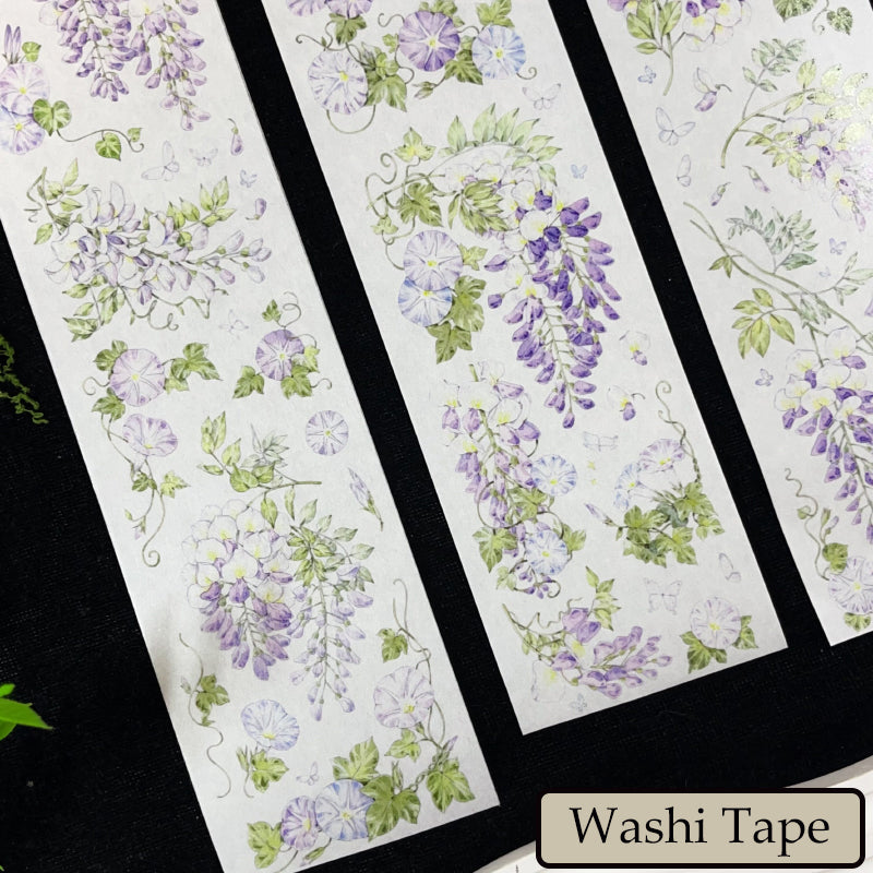 Whole Roll 6cm*5m Chao Yan Fu Meng Die Cutting Washi/Synthetic Paper/Shell Light PET Tape