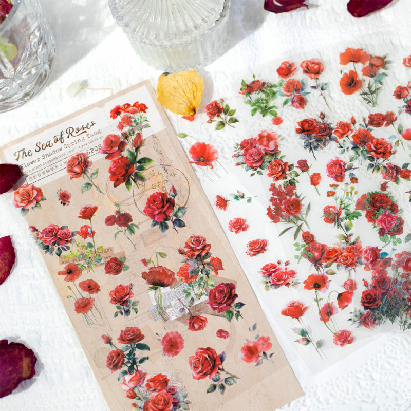 Flower shadow Spring Sticker