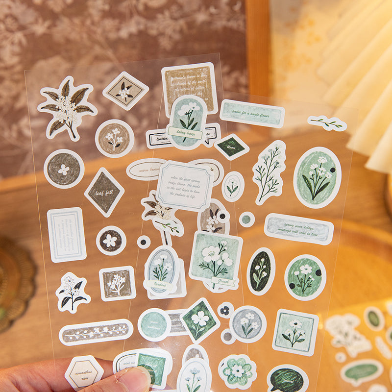 Morning Salt Leaf Language Sticker