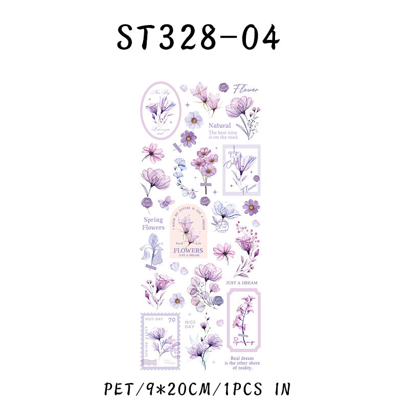 Mountain floral Sticker