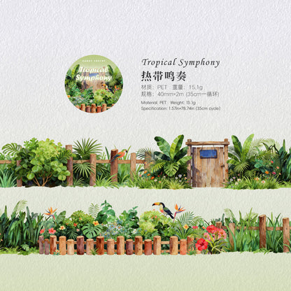 Flower Field Series PET Tape