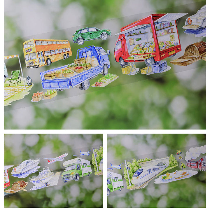 6cm*100cm Slow Train Time PET Tape
