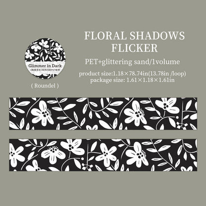 Dark Night Glitter Series Flash Sand PET Tape