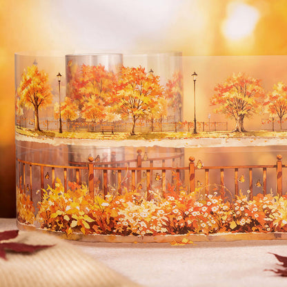 Maple Leaves Series PET Tape for journaling, scrapbooking and collage