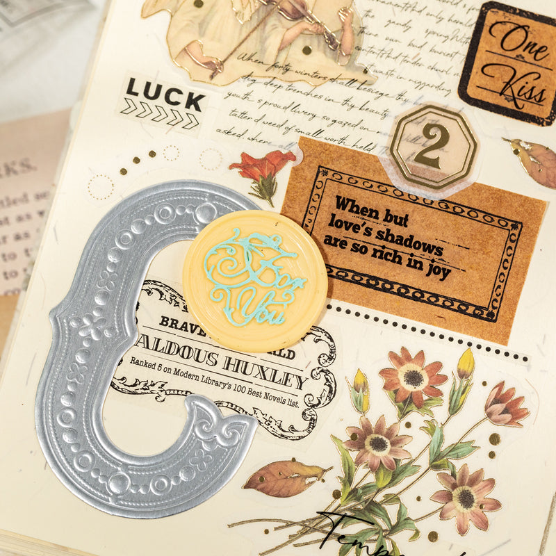 Textual Theatre Series PET Tape for journaling, scrapbooking and collage