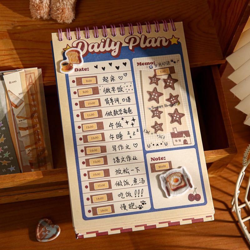 Time Story Series Sticker Book featuring book designs for journaling, scrapbooking and collage