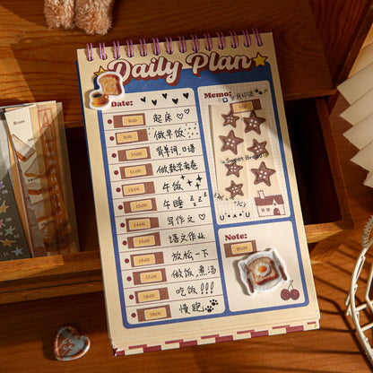 Time Story Series Sticker Book featuring book designs for journaling, scrapbooking and collage